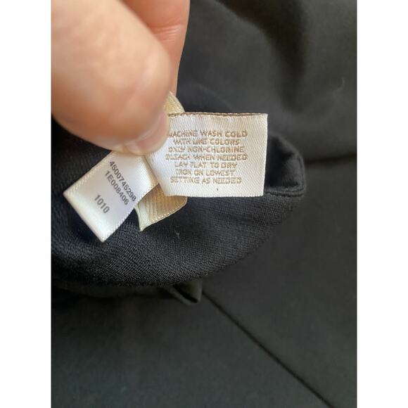 Chicos Womens Size US 10 Black Pencil Skirt A-Line Minimalist Career Office Work - Picture 7 of 10